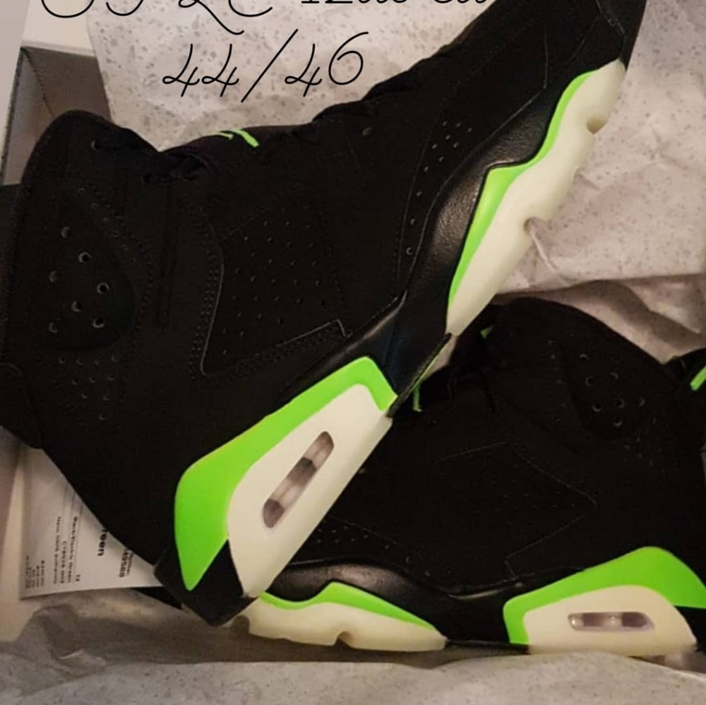 Air jordan 6 electric green